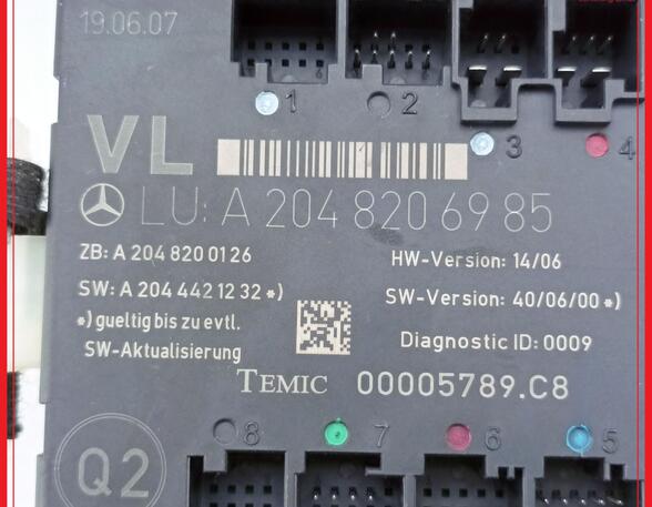 Control unit for door MERCEDES-BENZ C-Klasse (W204)