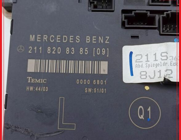 Control unit for door MERCEDES-BENZ E-Klasse T-Model (S211)