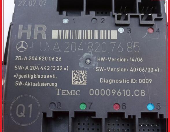 Control unit for door MERCEDES-BENZ C-Klasse (W204)