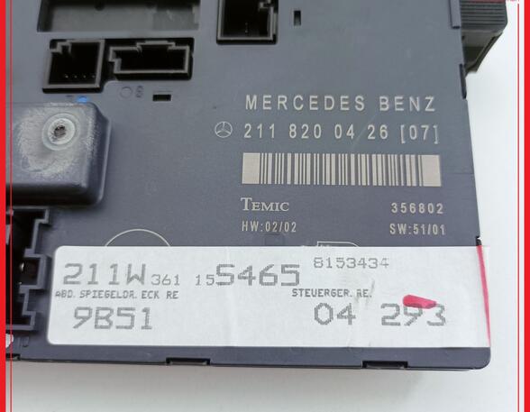 Control unit for door MERCEDES-BENZ E-Klasse (W211)