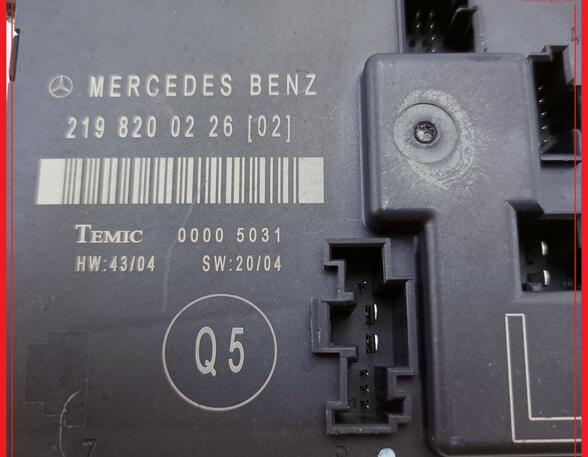 Control unit for door MERCEDES-BENZ CLS (C219)