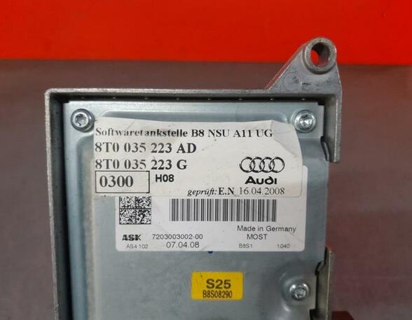 Audio Amplifier AUDI A4 Avant (8K5, B8), AUDI A5 Sportback (8TA)