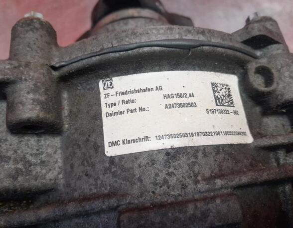 Rear Axle Gearbox / Differential MERCEDES-BENZ A-Klasse Stufenheck (W177)