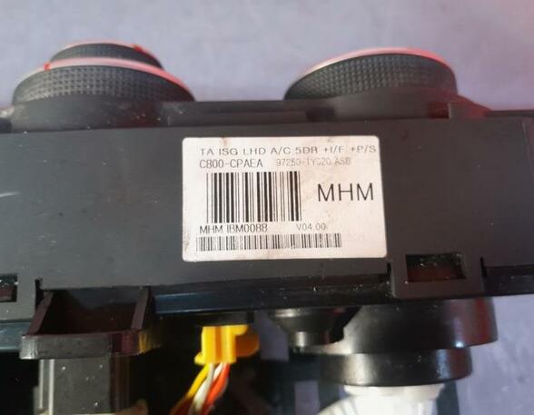 Heating & Ventilation Control Assembly KIA Picanto (TA)