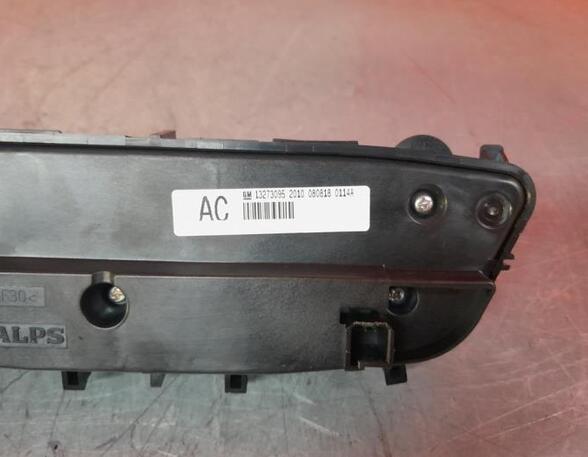 Heating & Ventilation Control Assembly OPEL Insignia A (G09)