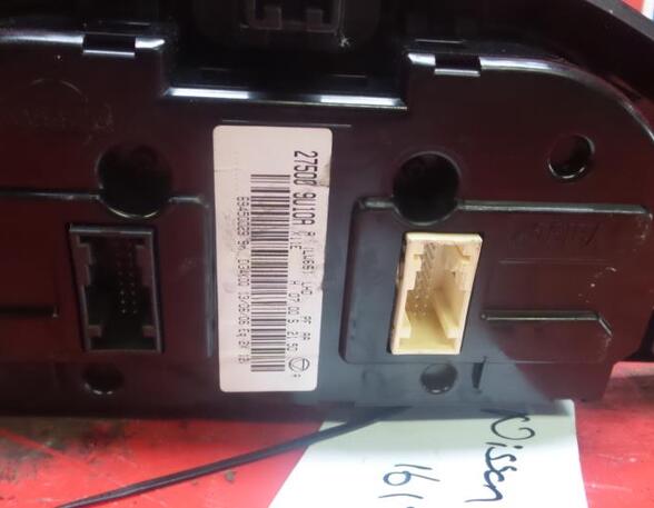 Air Conditioning Control Unit NISSAN NOTE (E11, NE11)