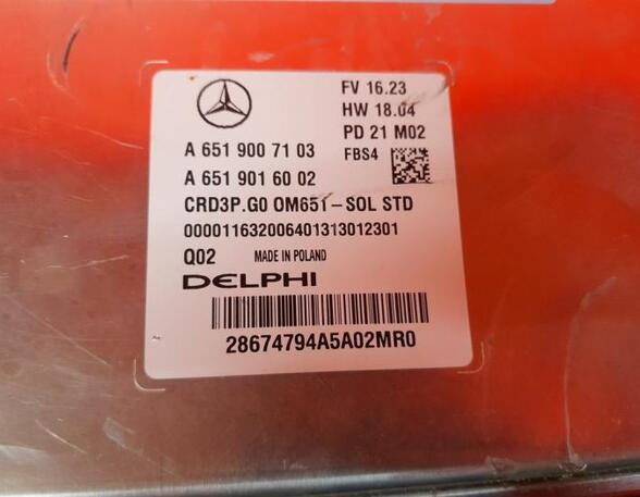 Control unit for engine MERCEDES-BENZ SPRINTER 3,5-t Van (906)