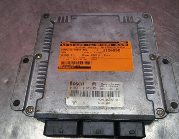 Control unit for engine OPEL VIVARO A Van (X83)