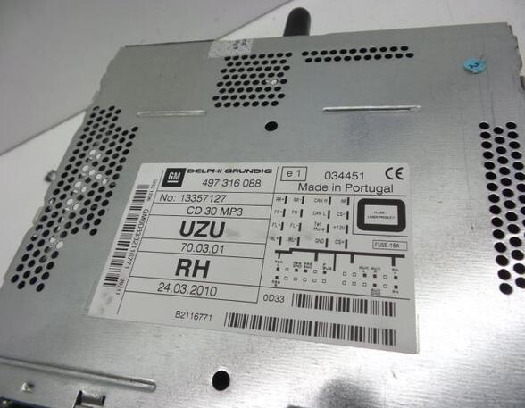 Radio CD Spieler von einem Opel Corsa (Corsa D 07-)