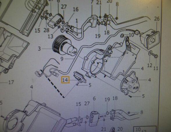 Weerstand interieurventilatie VOLVO XC90 I (275)