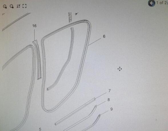 Door Seal OPEL CORSA E (X15)