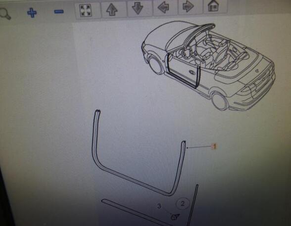 Door Seal SAAB 9-3 Convertible (YS3F)