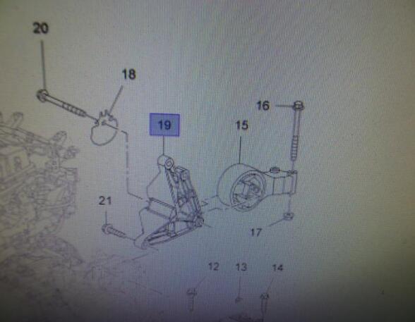 Engine Mount Bracket OPEL ASTRA J (P10)