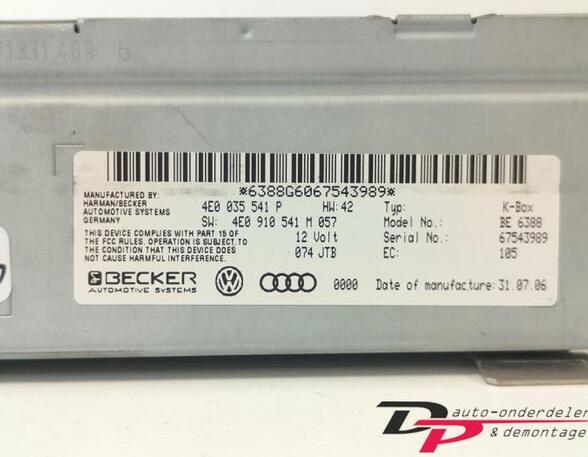 Audio Amplifier AUDI Q7 (4LB), AUDI Q7 Van (4LB), AUDI Q7 (4MB, 4MG)