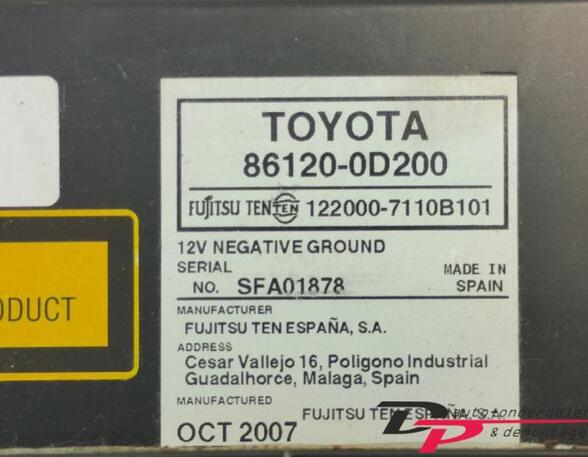 CD-Radio TOYOTA YARIS (_P9_)