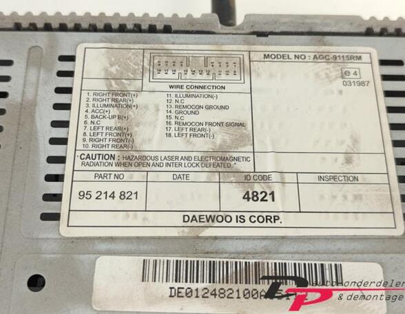 CD-Radio Chevrolet Spark M300 95214821 P21186724