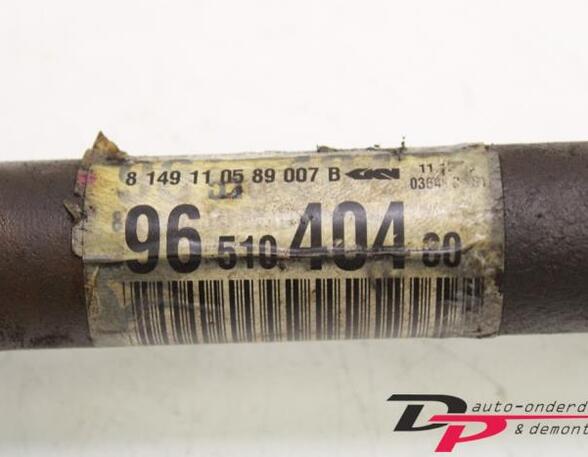 Drive Shaft PEUGEOT 207 (WA, WC)