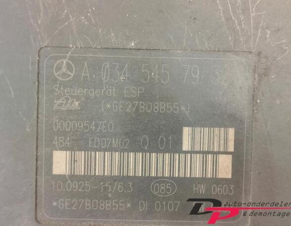 Abs Hydraulic Unit MERCEDES-BENZ C-CLASS T-Model (S203)