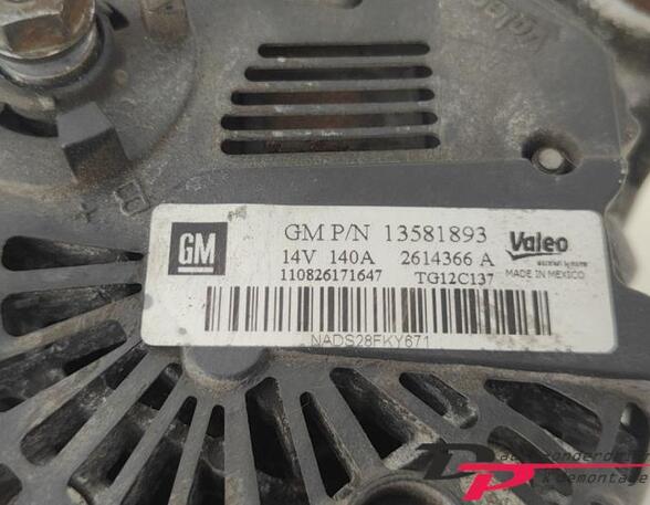 Dynamo (Alternator) OPEL INSIGNIA A Sports Tourer (G09)