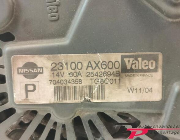 Dynamo (Alternator) NISSAN MICRA III (K12)