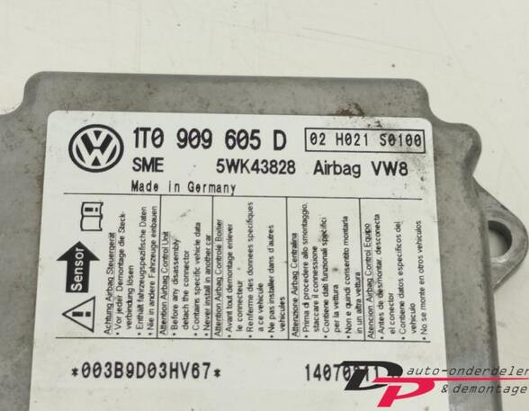 Regeleenheid airbag VW TOURAN (1T1, 1T2)