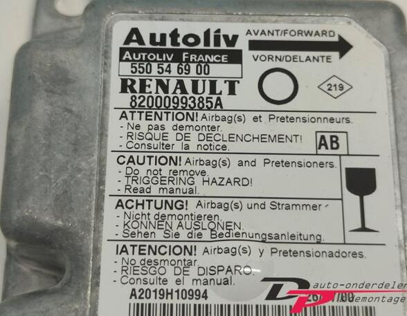 Regeleenheid airbag RENAULT Twingo I (C06)