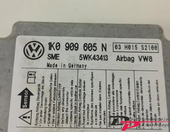 Airbag Control Unit VW Golf Plus (521, 5M1)