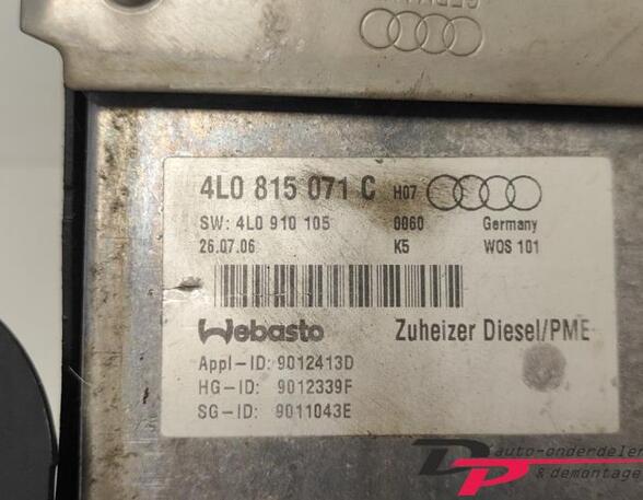 Parking Heater AUDI Q7 (4LB), AUDI Q7 Van (4LB), AUDI Q7 (4MB, 4MG)