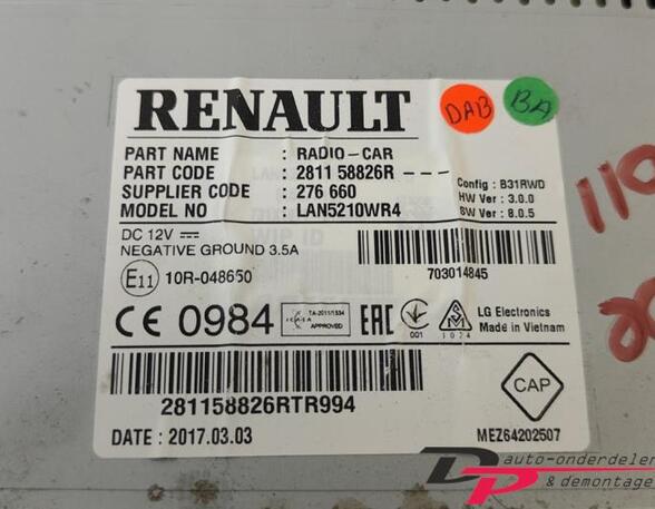 Navigation System RENAULT CLIO IV Grandtour (KH_), RENAULT CLIO III Grandtour (KR0/1_)