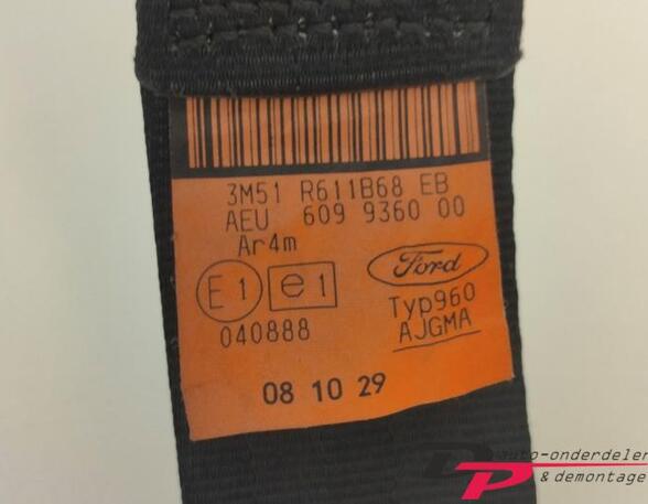 Safety Belts FORD C-Max (DM2), FORD Focus C-Max (--), FORD Kuga I (--), FORD Kuga II (DM2)