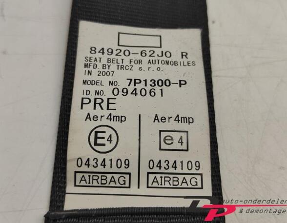 Safety Belts SUZUKI SWIFT III (MZ, EZ)