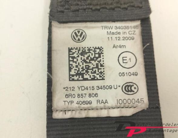 Safety Belts VW POLO (6R1, 6C1), VW POLO Van (6R)