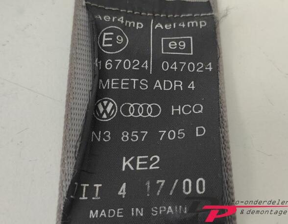 Safety Belts VW POLO (6N2)