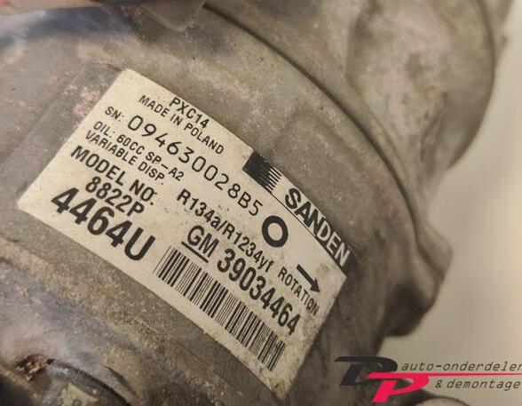 Air Conditioning Compressor OPEL Astra K (B16)