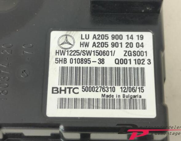 Air Conditioning Control Unit MERCEDES-BENZ C-Klasse T-Model (S205)