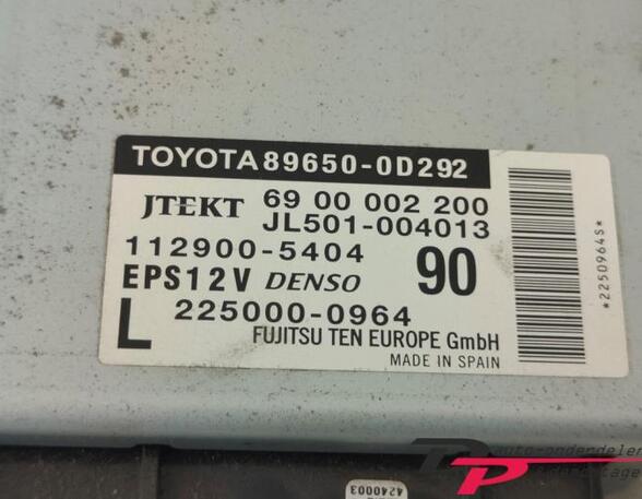 Power Steering Control Unit TOYOTA Yaris (P13)