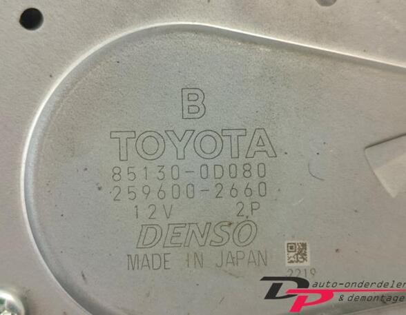 Wischermotor hinten Toyota Yaris P13 851300D080 P20689531