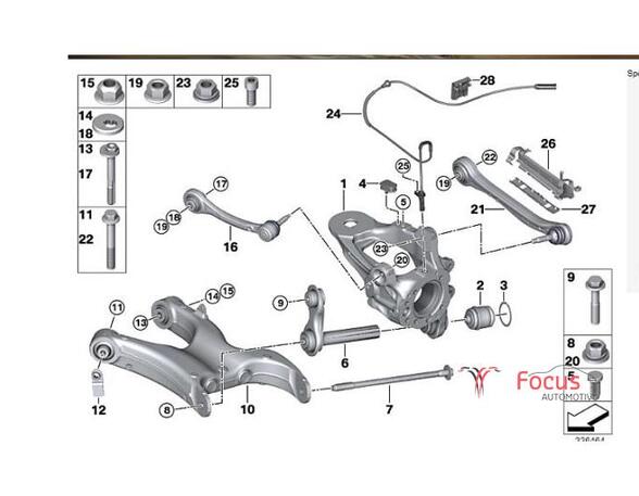 Track Control Arm BMW X5 (E70), BMW X6 (E71, E72)