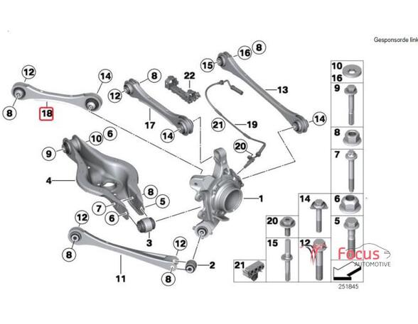 Querlenker BMW 1er F20 6792517 P9219484