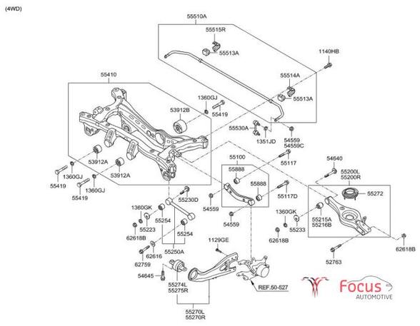 Draagarm wielophanging KIA SPORTAGE (QL, QLE)