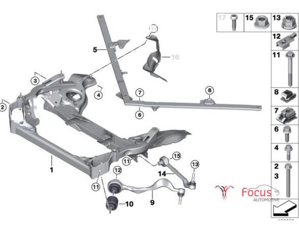 Track Control Arm BMW 3er Touring (E91)