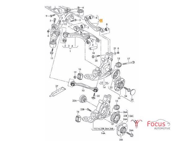 Track Control Arm AUDI Q5 (8RB)