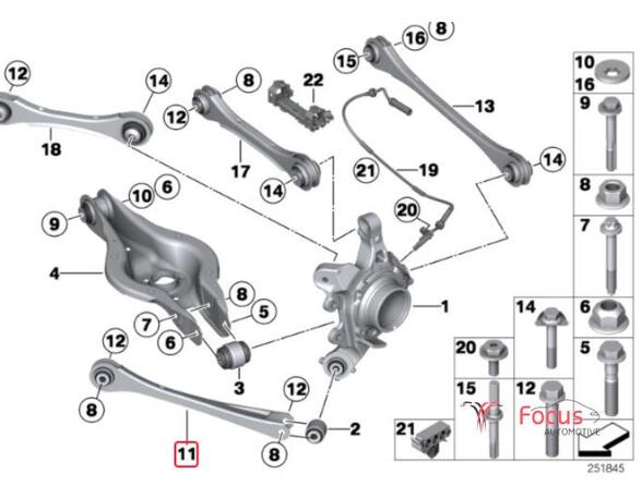 Querlenker BMW 1er F20 6792527 P10721785