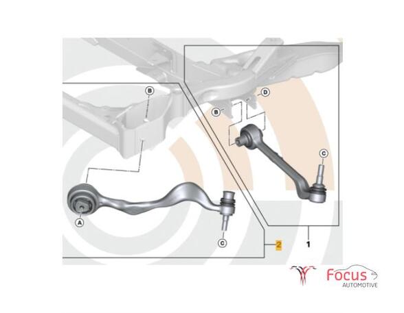 Draagarm wielophanging BMW 3 (E90)