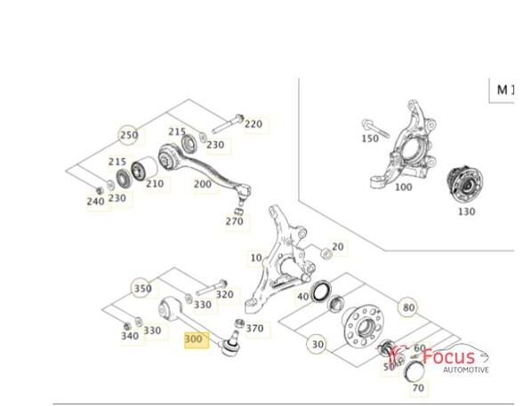 Querlenker rechts vorne Mercedes-Benz C-Klasse W204 A2043306811 P19444734