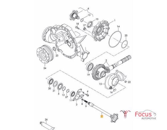 Drive Shaft AUDI A4 Avant (8K5, B8), AUDI A5 Sportback (8TA)