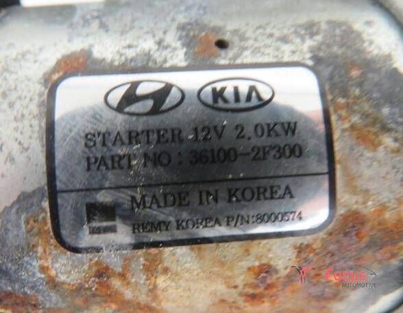 Startmotor KIA SPORTAGE (QL, QLE)