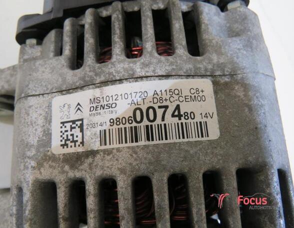 Alternator PEUGEOT 208 I (CA_, CC_)