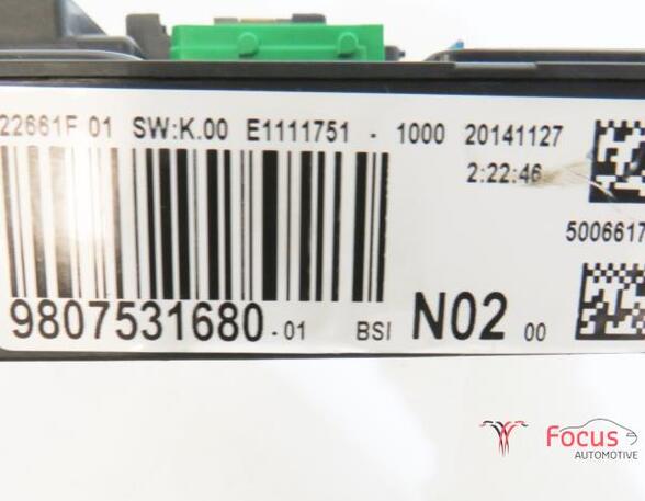 Fuse Box PEUGEOT 208 I (CA, CC)