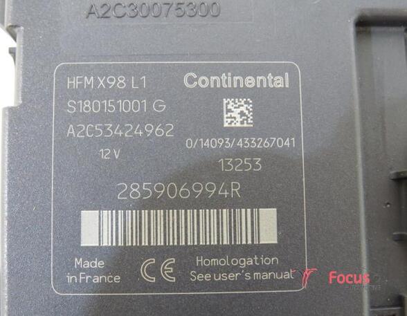 Control unit RENAULT Clio IV (BH)